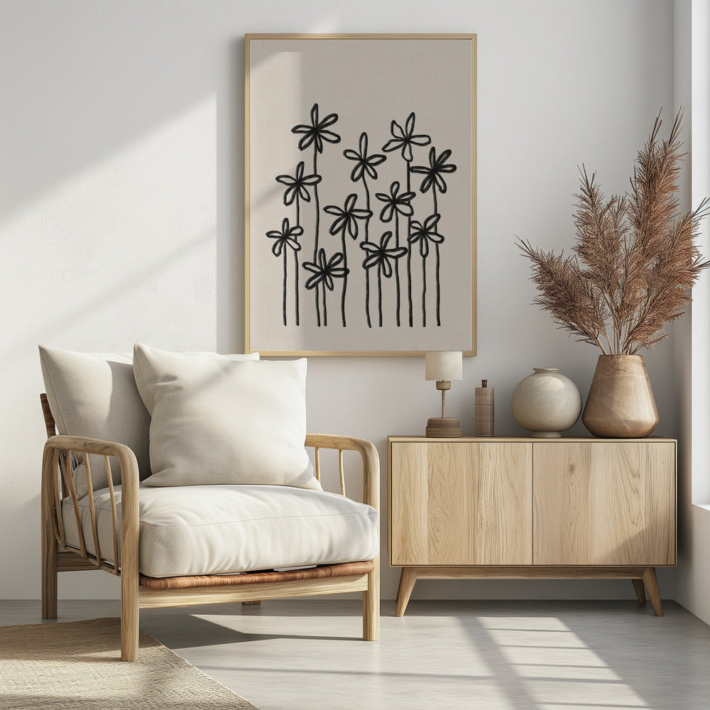 Ein Blumenfeld | Poster