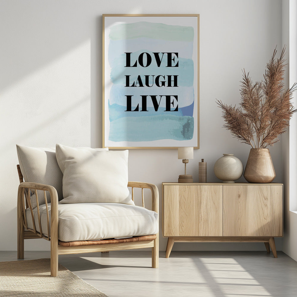 Lebe immer freudig | Poster