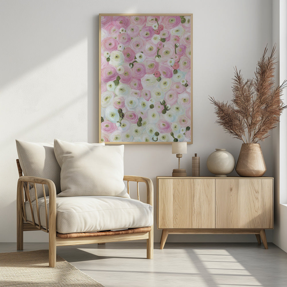 Gabry painterly ranunculus | Poster