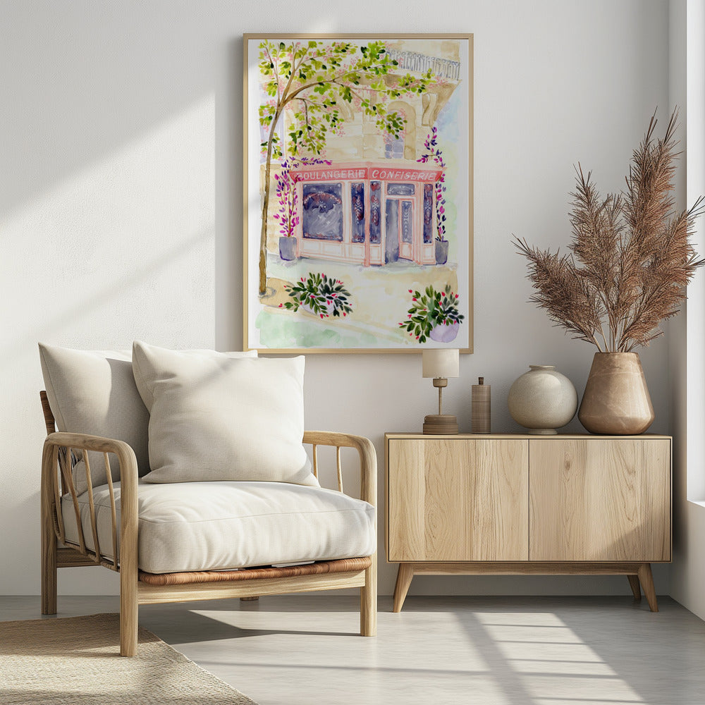 Naive Pariser Bäckerei | Poster