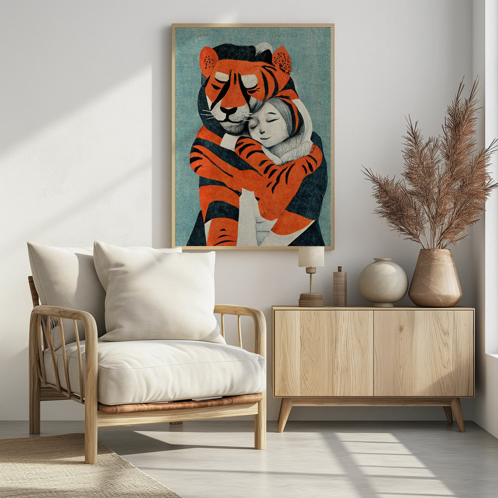 Tigerumarmung | Poster