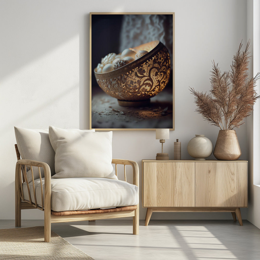Luminous Lace Bowl | Poster