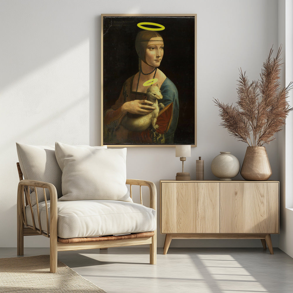 Lady with a halo | Poster