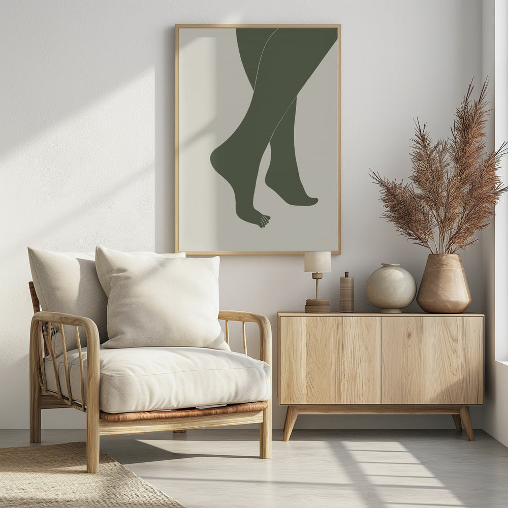 Tip Toe Grün | Poster