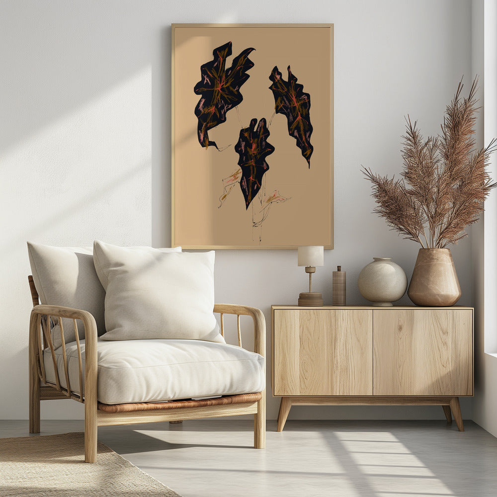Alocasia Polly Beige | Poster