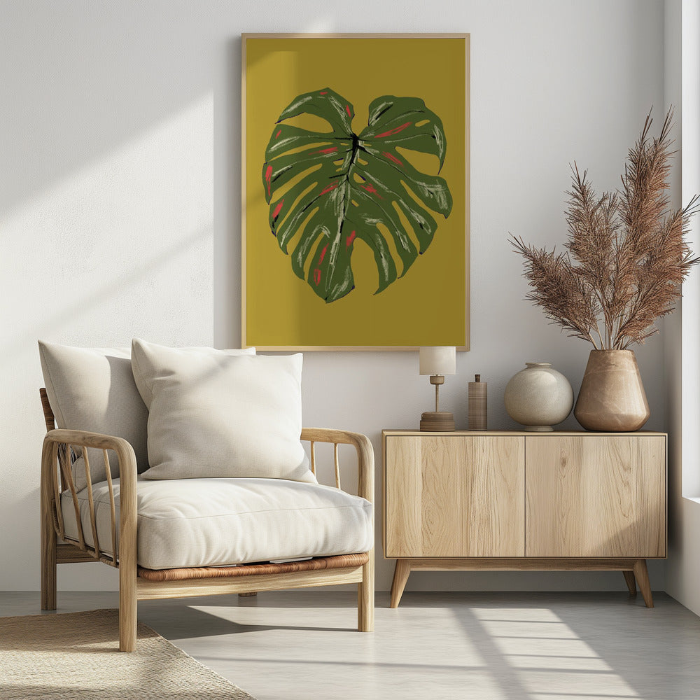 Monstera Blatt Grün | Poster