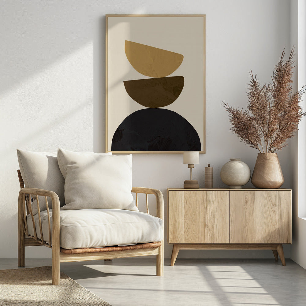 Geometrisches Gelb | Poster