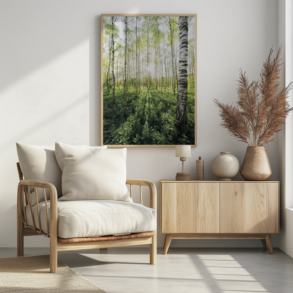 Birkenhain vertikal | Poster