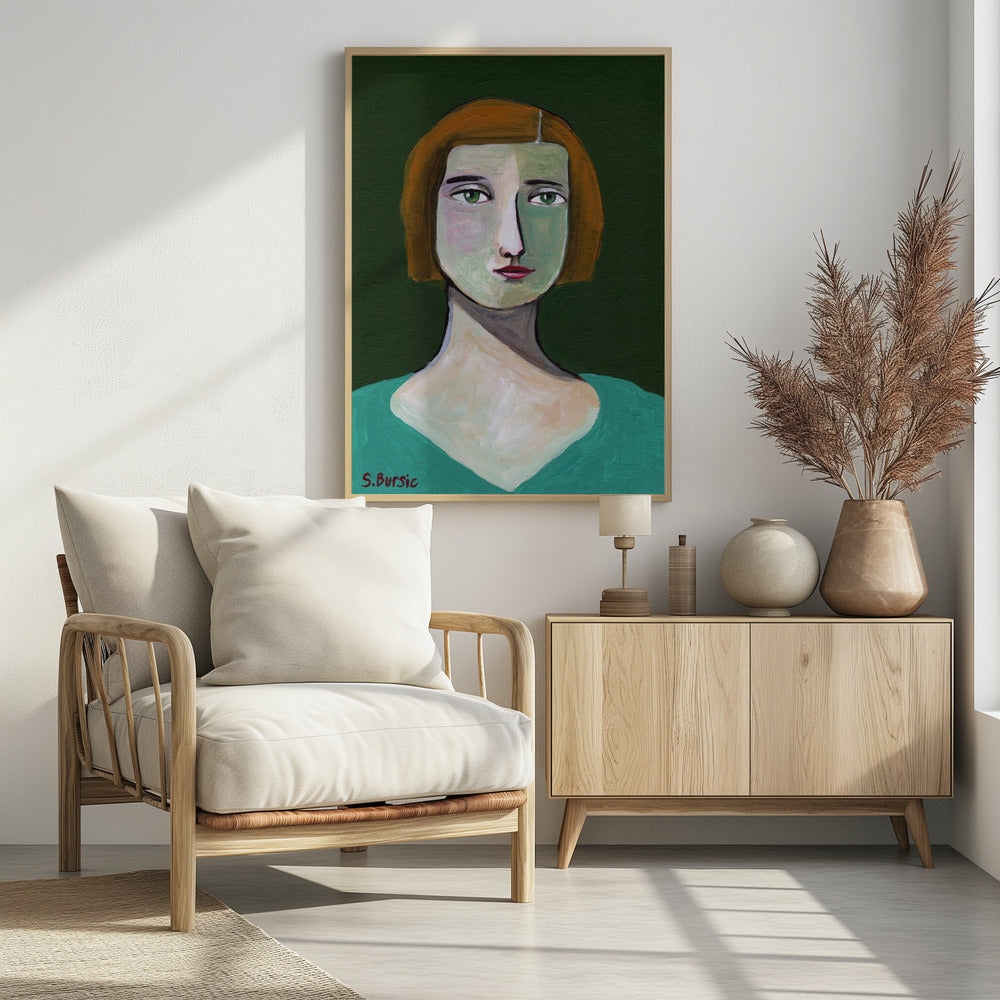 Grüne Dame | Poster