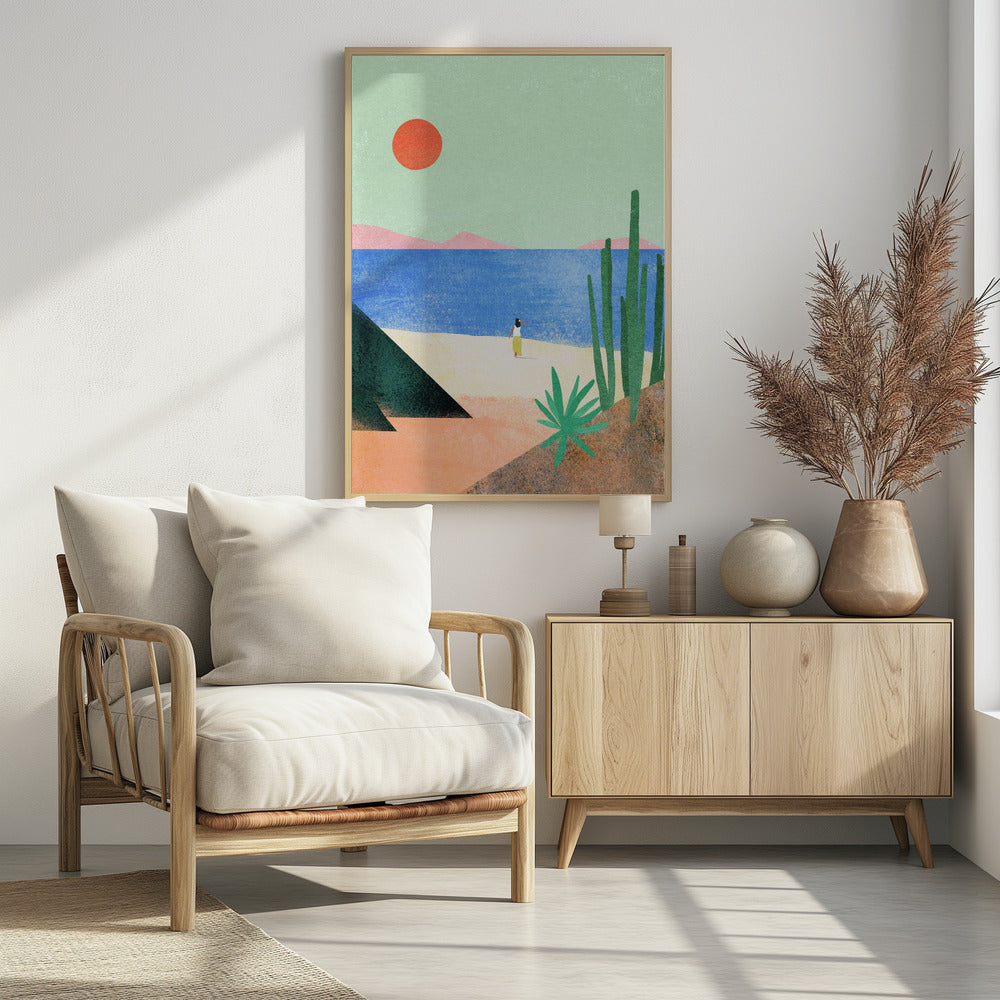 Strandmädchen ii | Poster