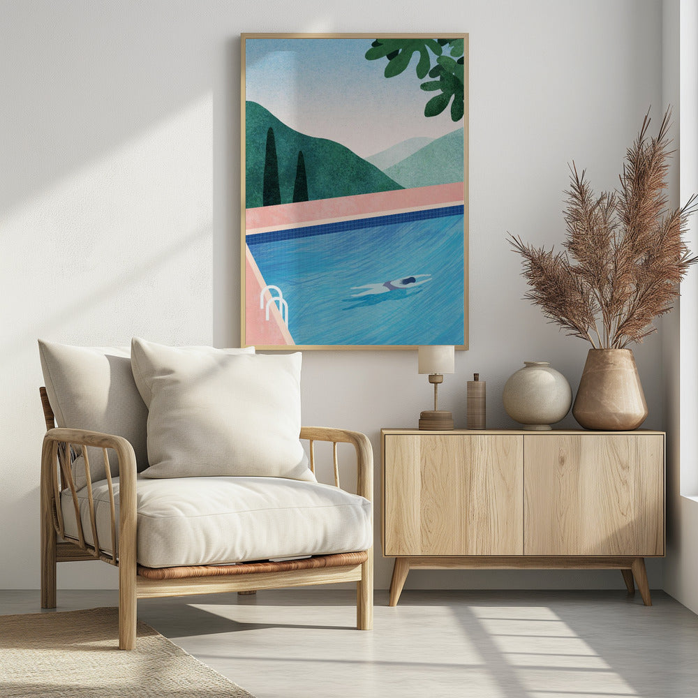 Schwimmbad ii | Poster
