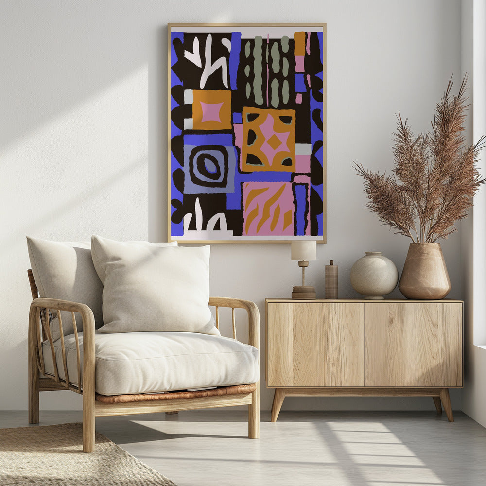 Bunte Geometrie | Poster