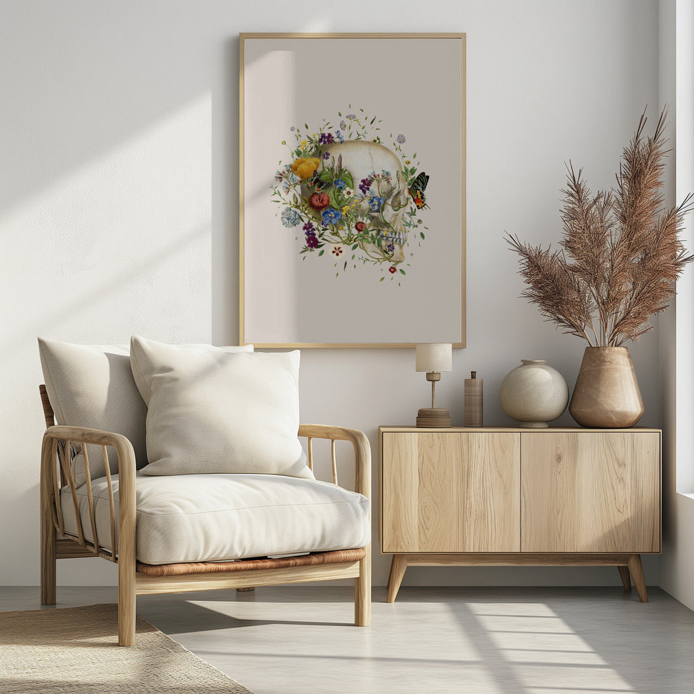 Blumenschädel | Poster