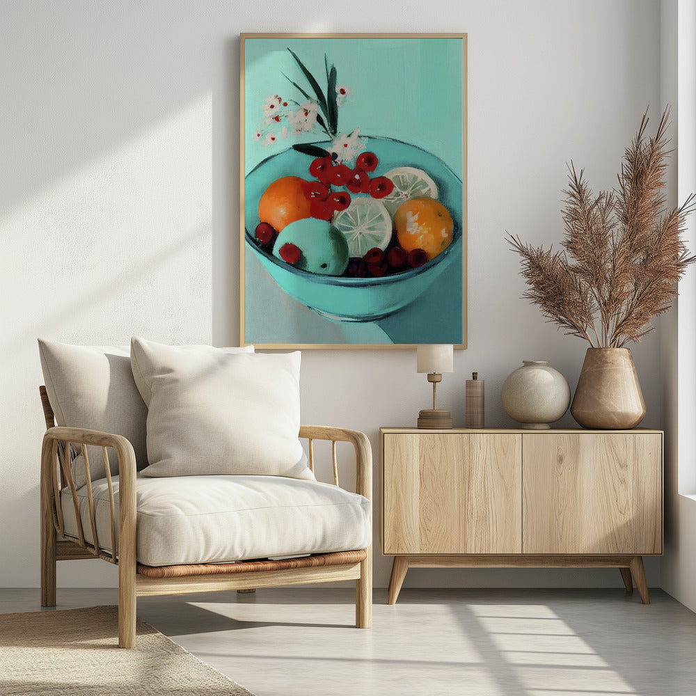 Lebendige Obstschale | Poster