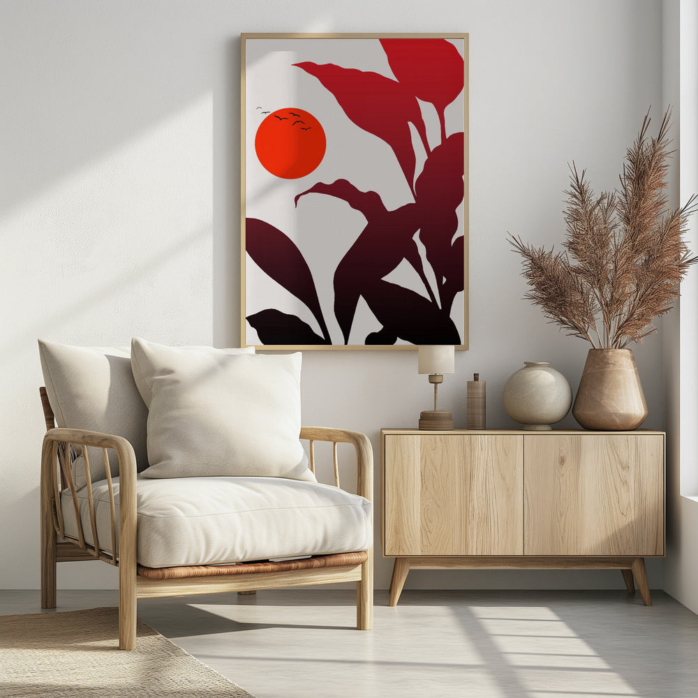 Tropischer Sonnenuntergang | Poster
