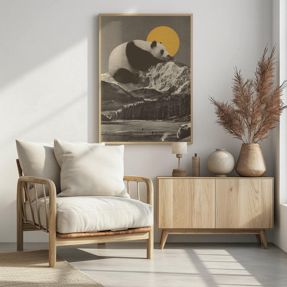 Nickerchen des Großen Pandas | Poster