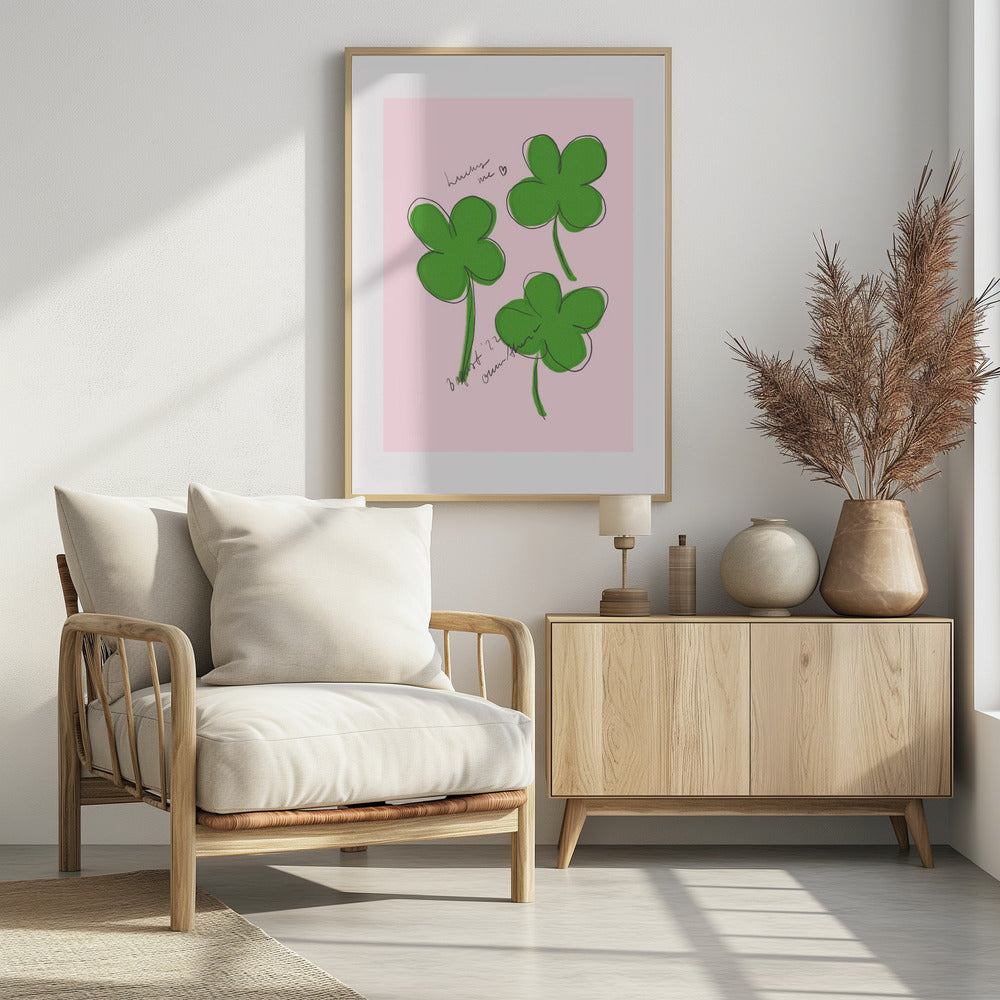 Drei Glückskleeblätter | Poster