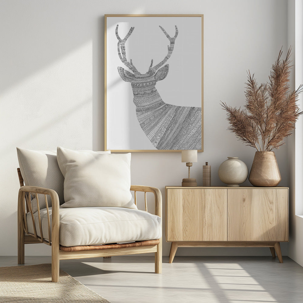 Hirsch Weiß | Poster
