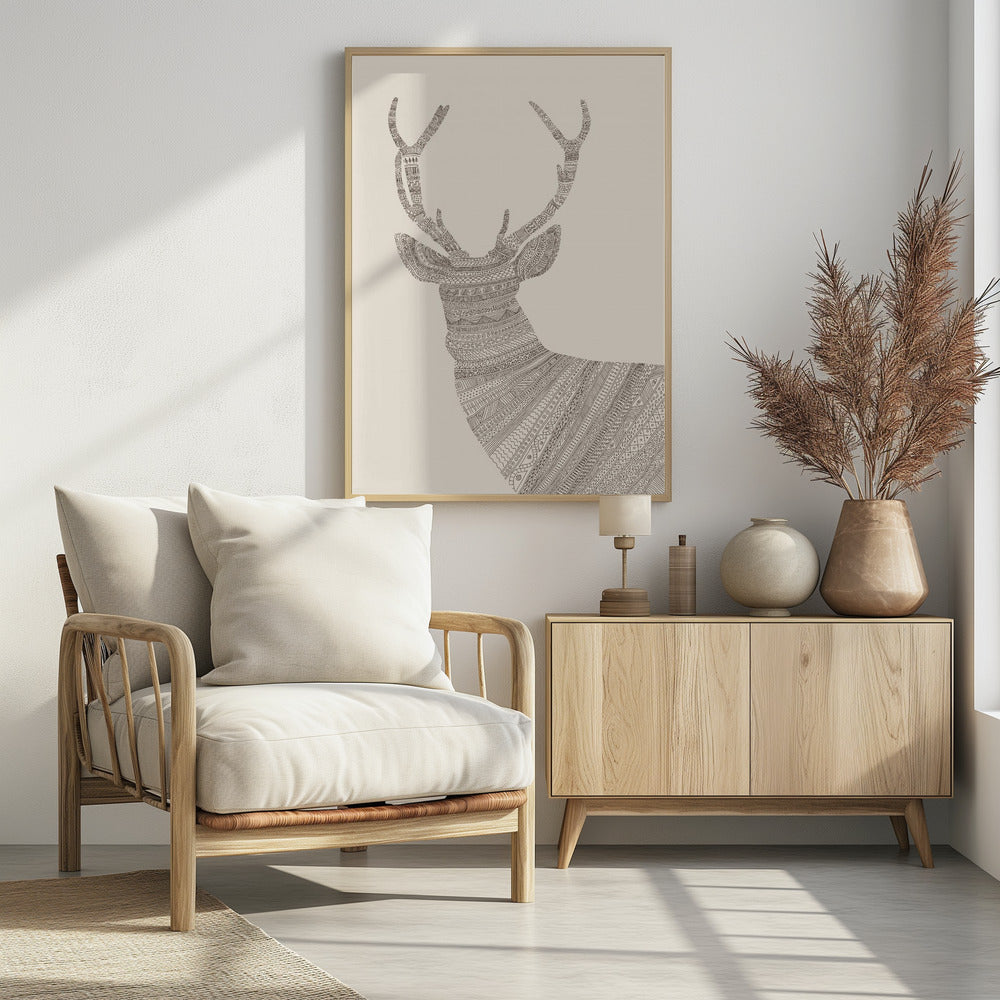 Hirsch Beige | Poster