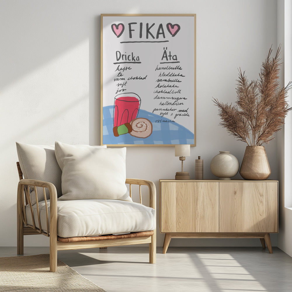 Schwedische Fika-Leckereien | Poster