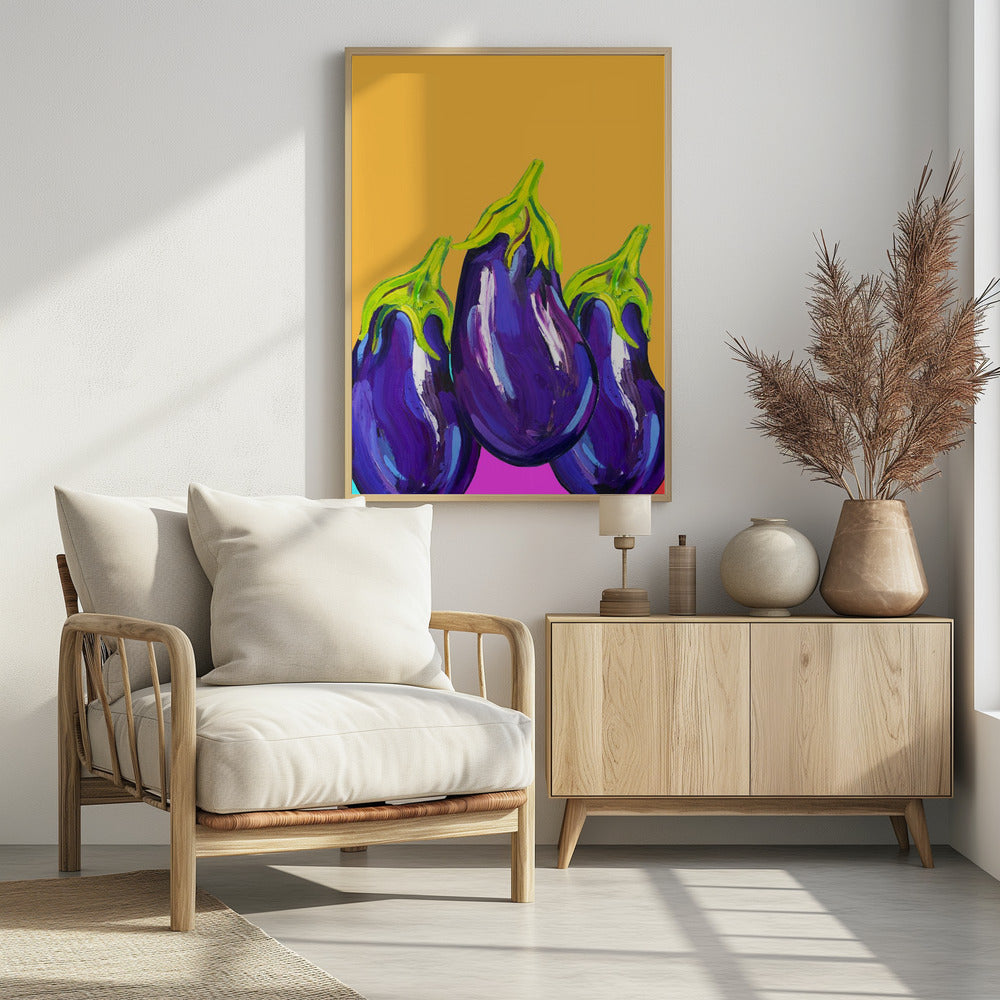 Groovy Auberginen | Poster