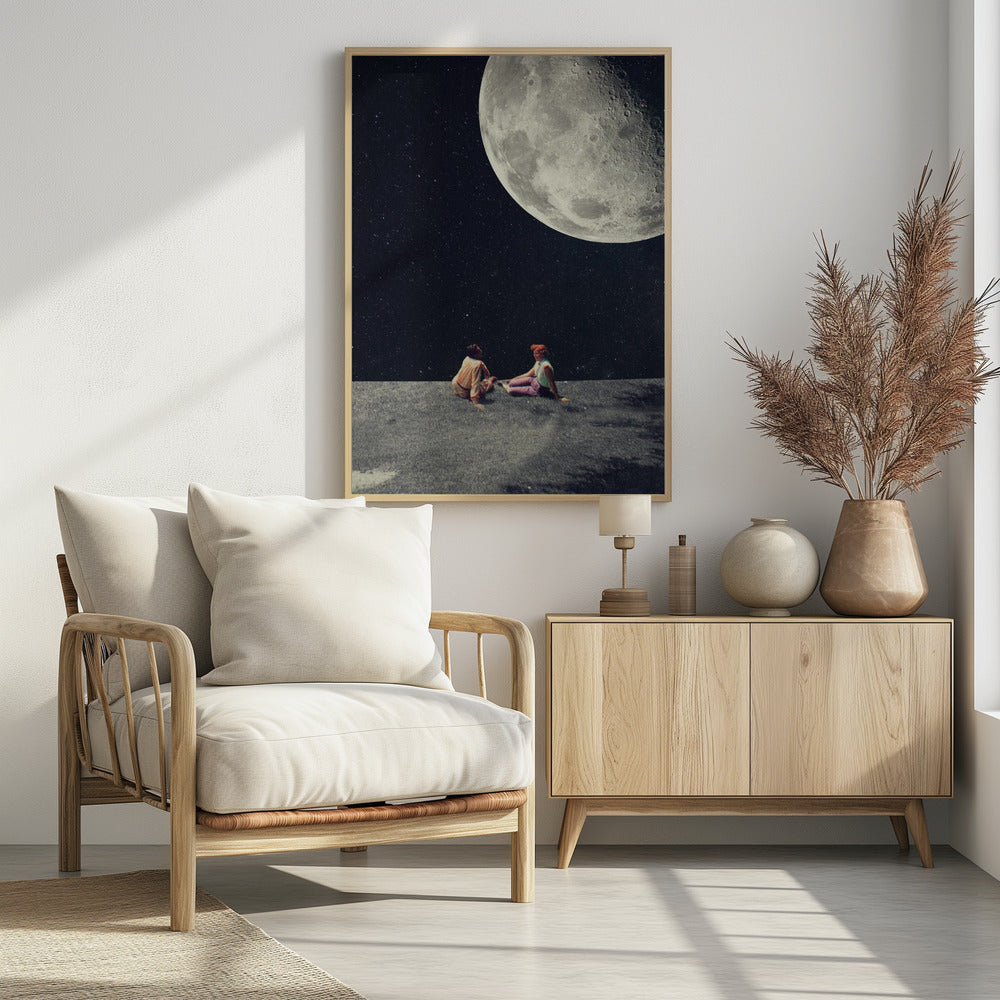 Ich habe dir den Mond für ein Lächeln geschenkt | Poster