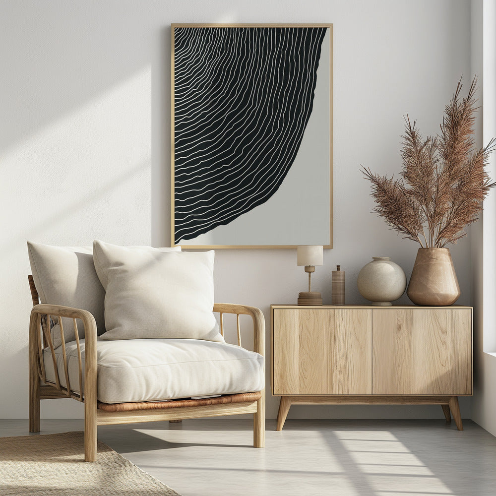 Minimalistisches Liniendesign Nr. 1 | Poster