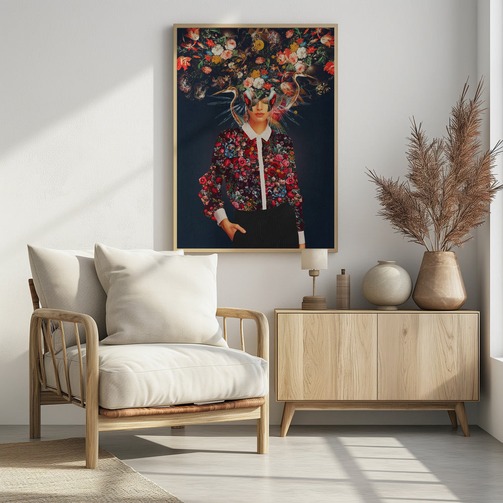 Dein Kopf war voller Farben ohne Namen | Poster