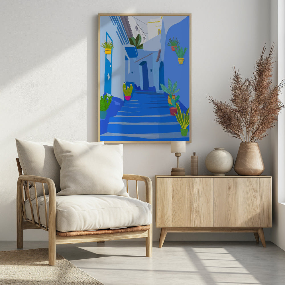 Blaue Stadt | Poster