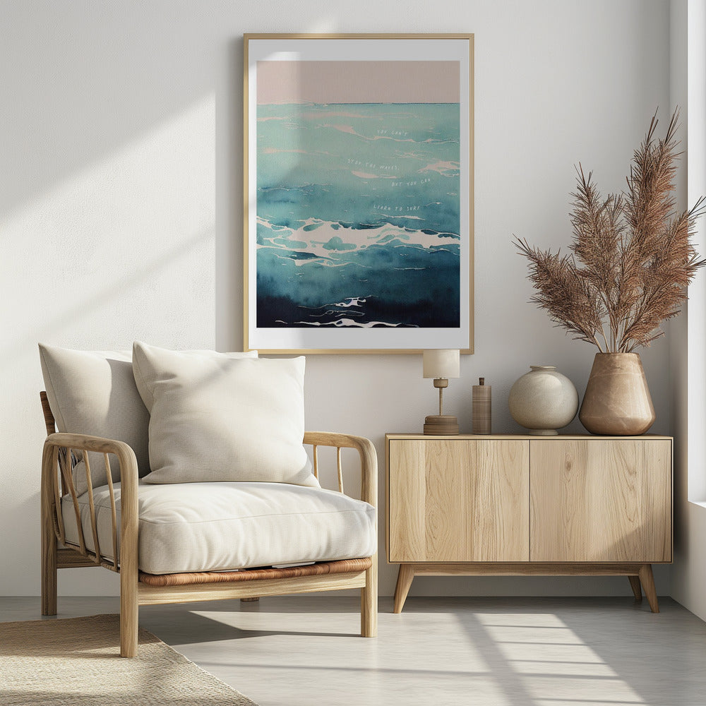 Surfen lernen | Poster