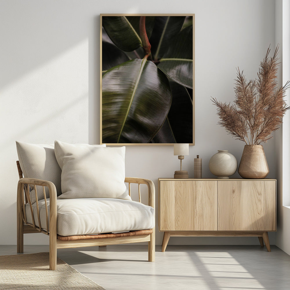 Glänzende Blätter-Eleganz | Poster