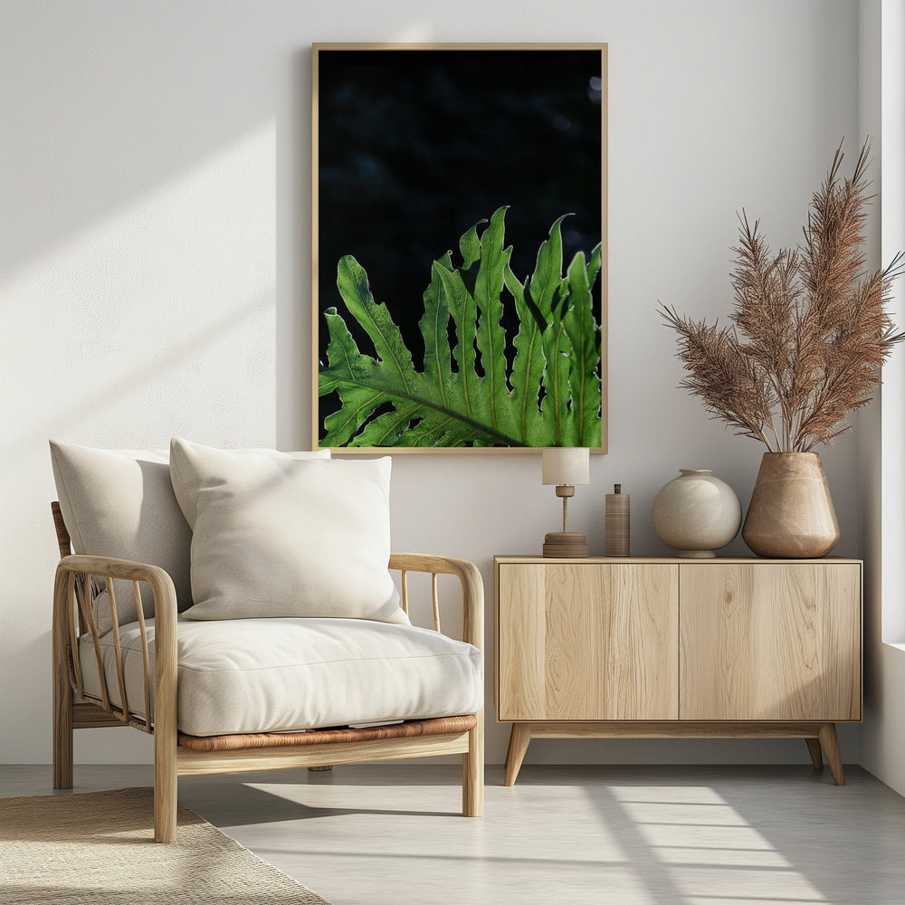 Smaragdgrünes Strahlen | Poster
