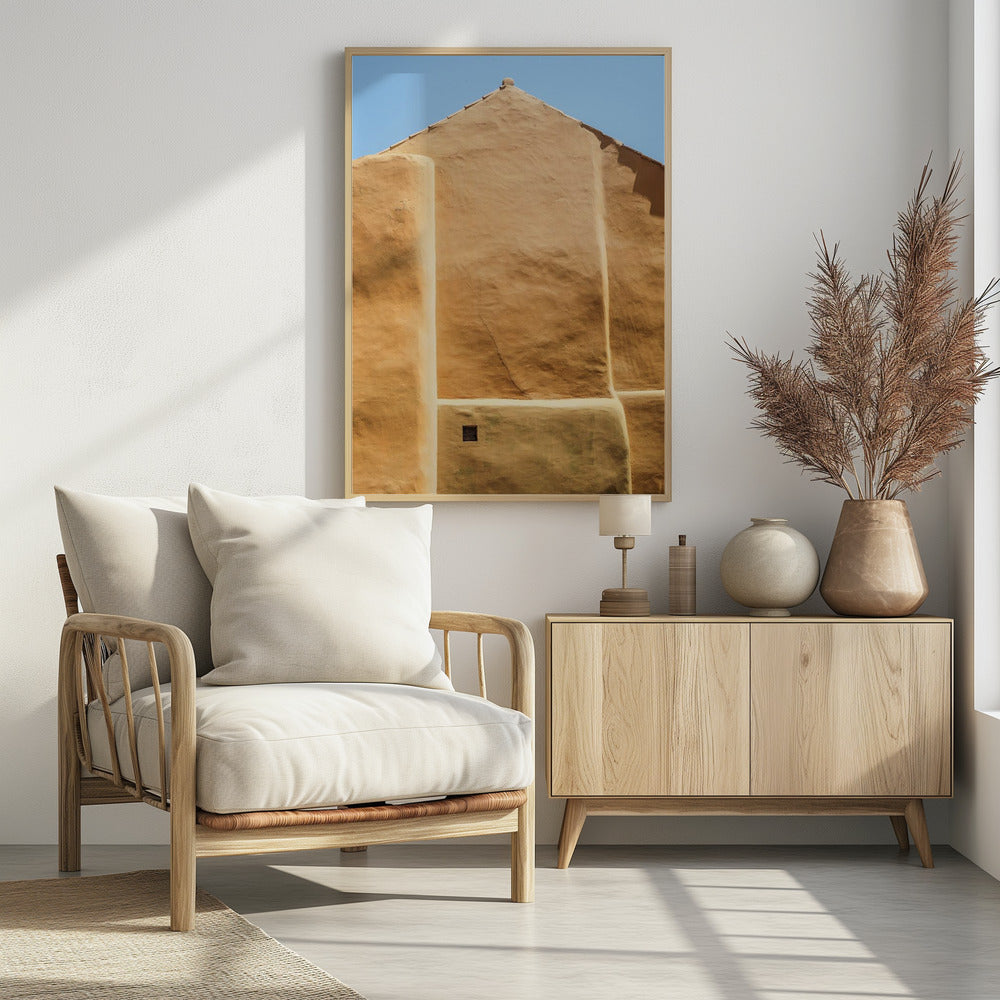 Goldene Wandkonturen | Poster