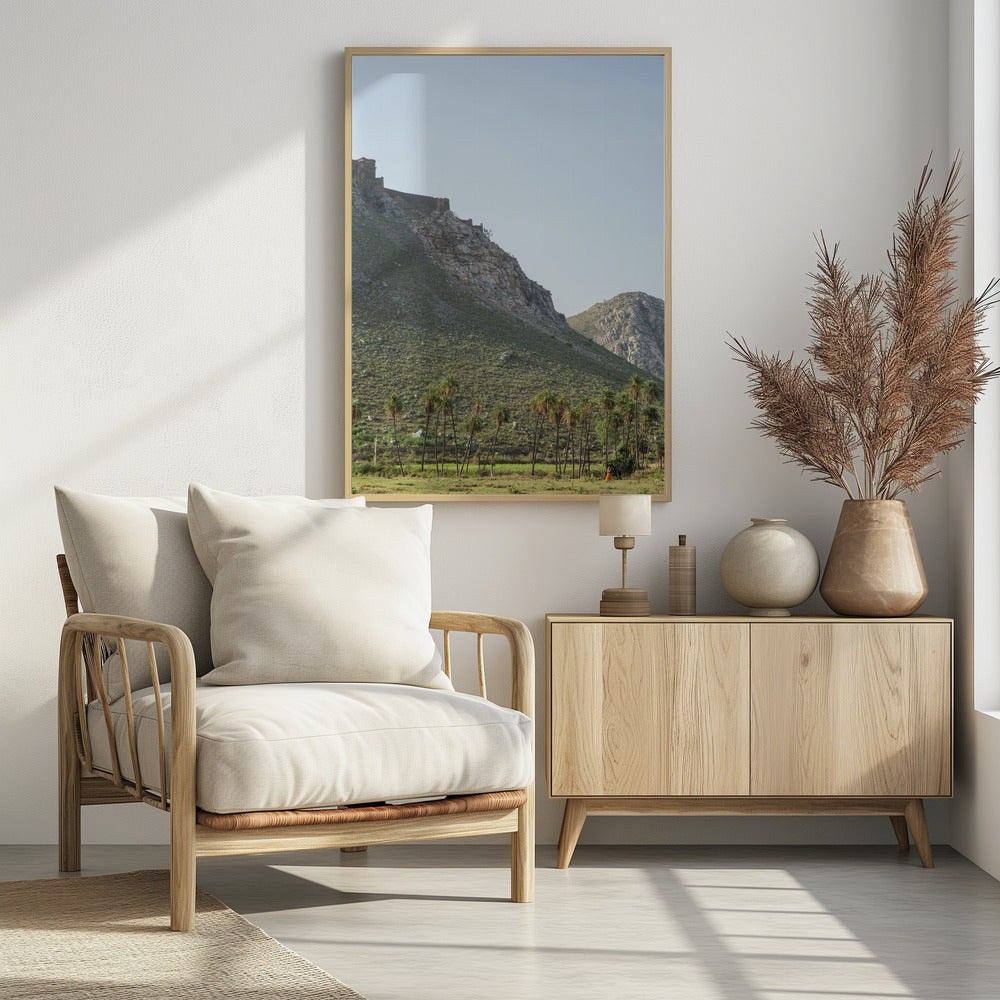 Majestätische Hügelfestung | Poster