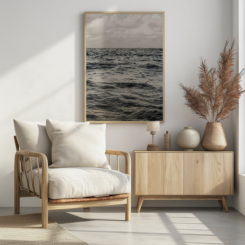 Endlose Horizontwellen | Poster