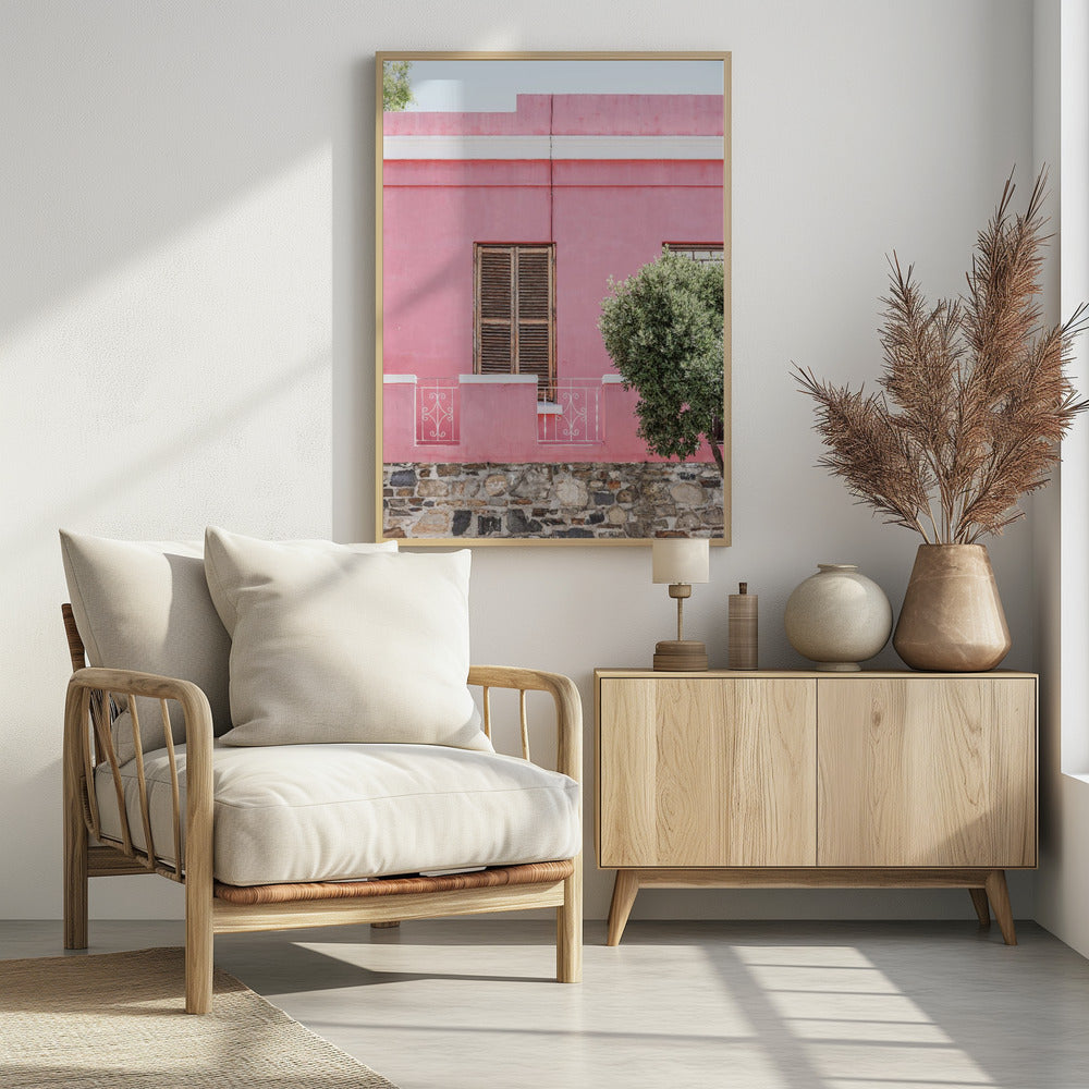 Rosa Fassadenruhe | Poster