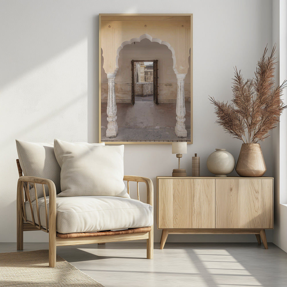 Antiker Torbogen-Ausblick | Poster