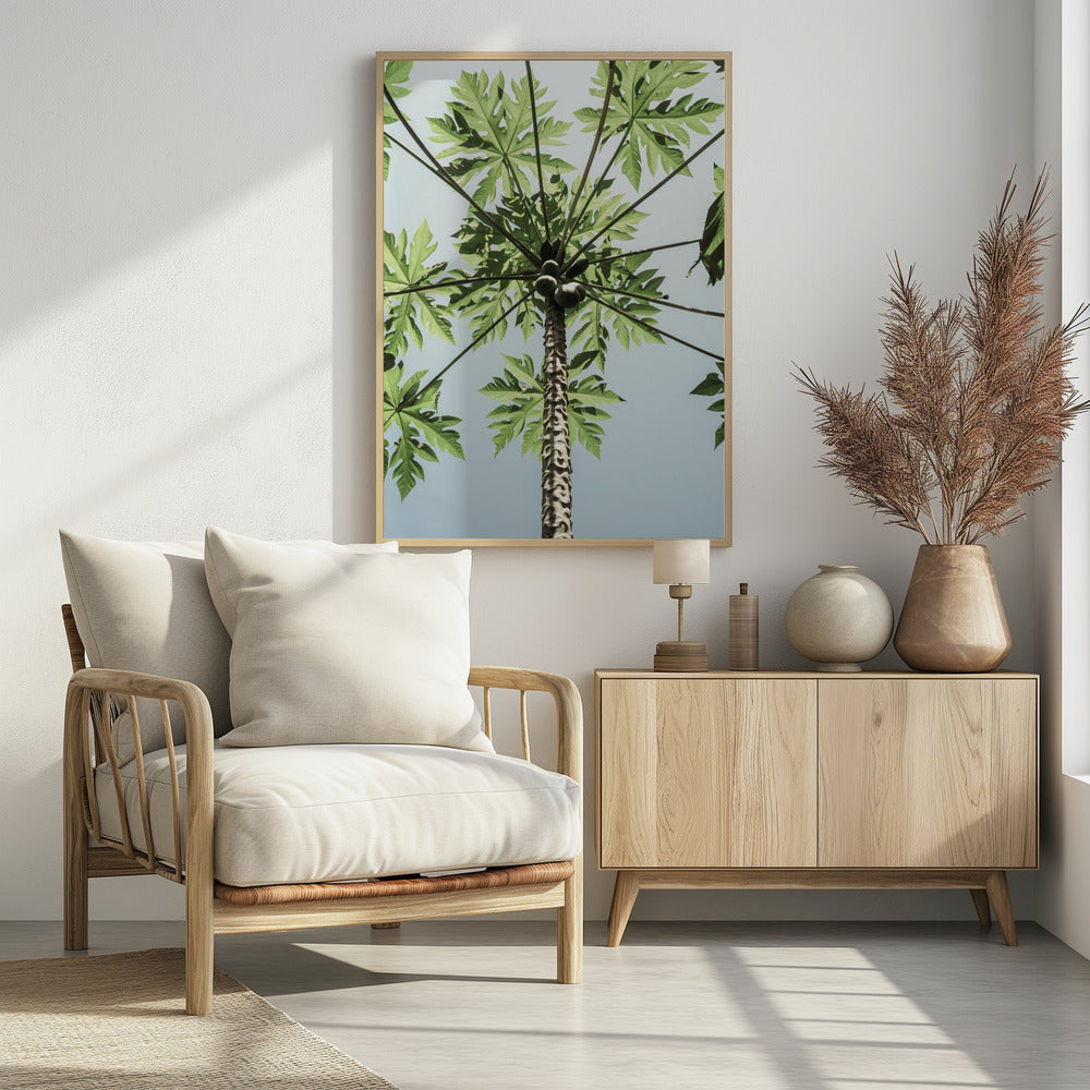 Himmelwärts Papaya | Poster