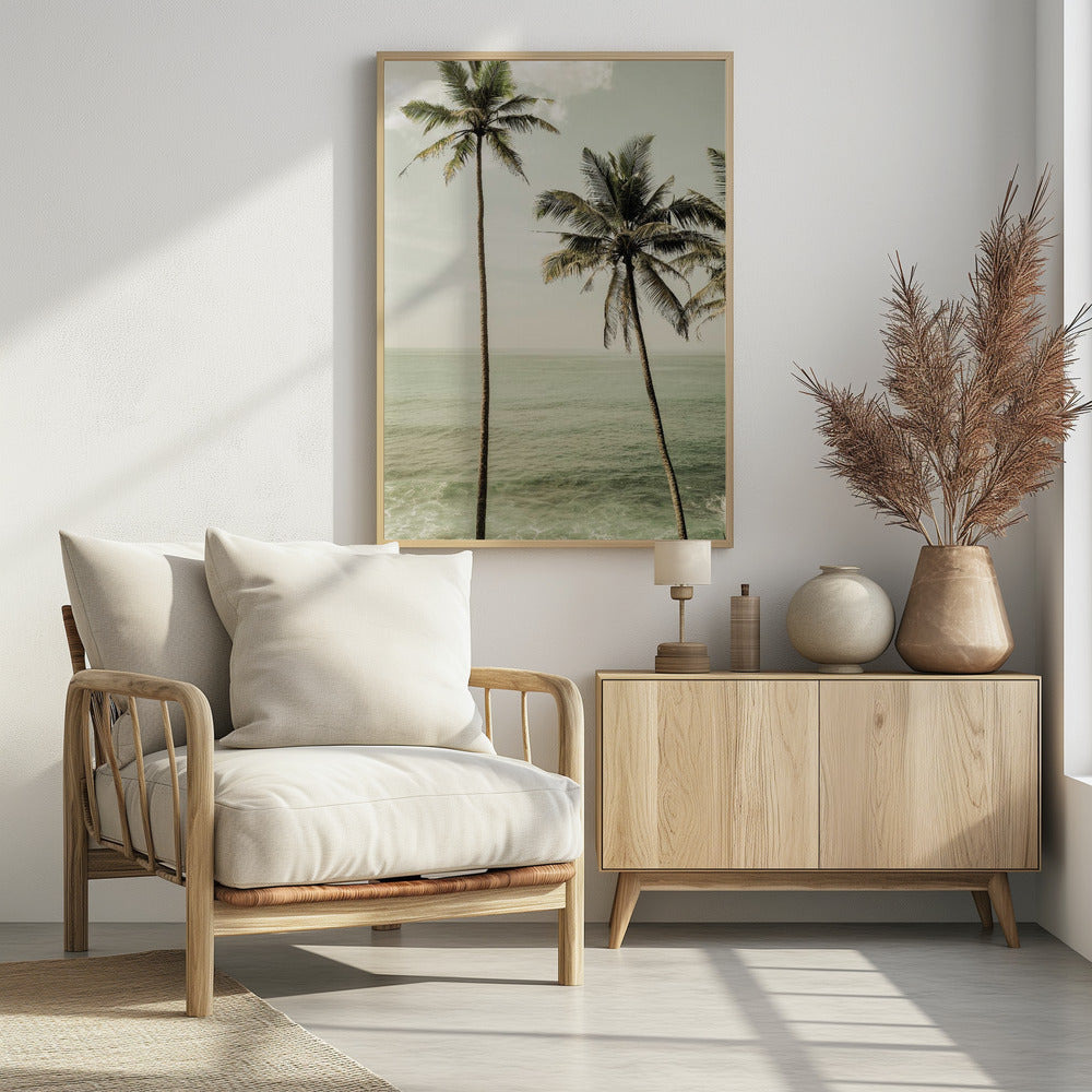 Palmen am Meer | Poster