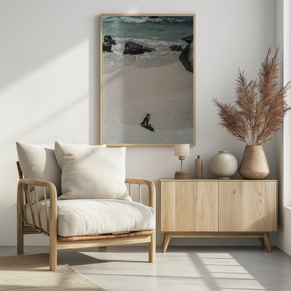 Lonely Beach Stroll | Poster
