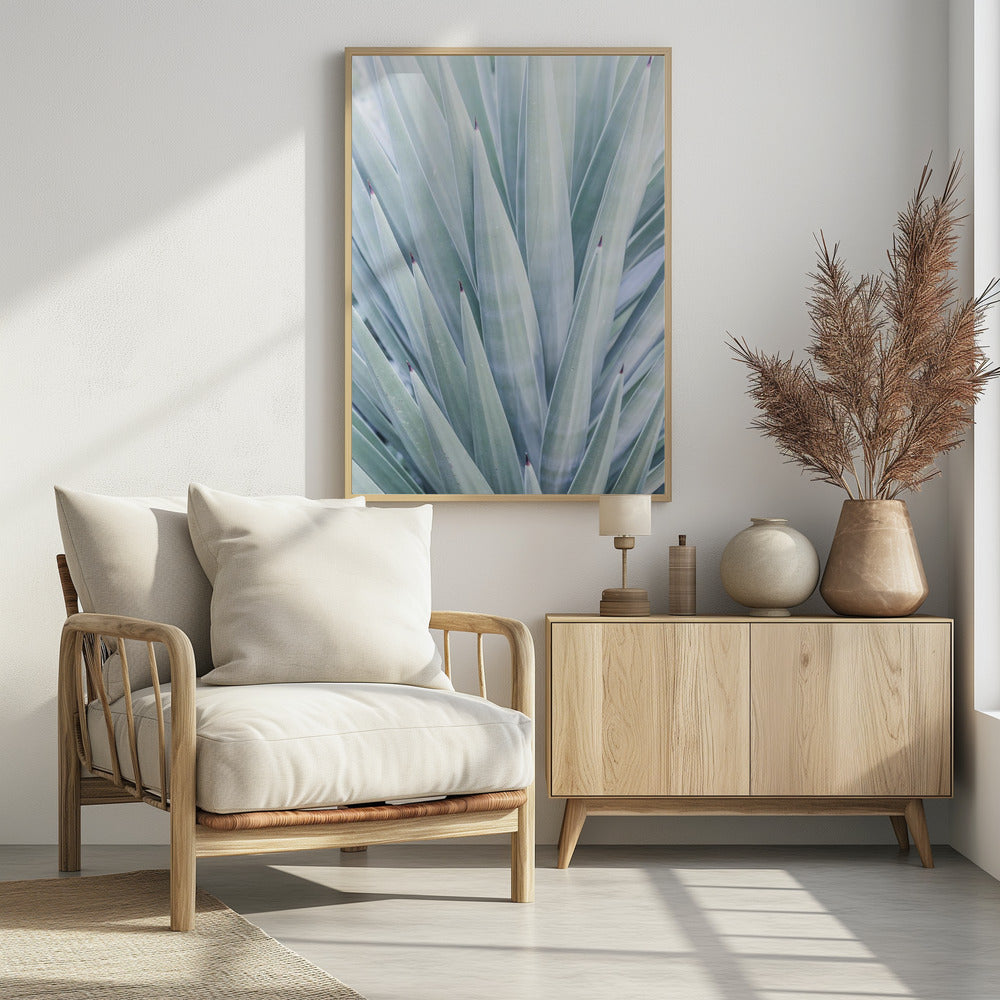 Azurblauer Agaventanz | Poster