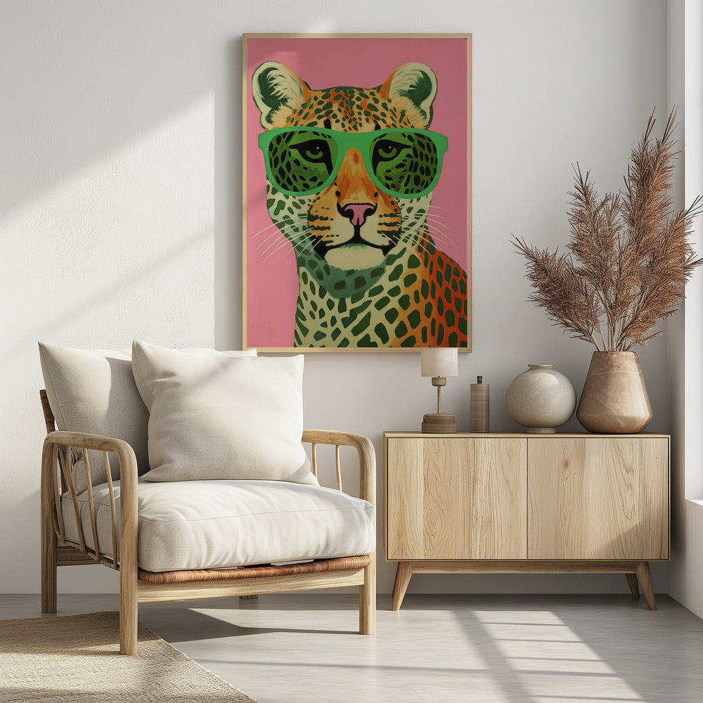 Cool Cat Portrait | Poster