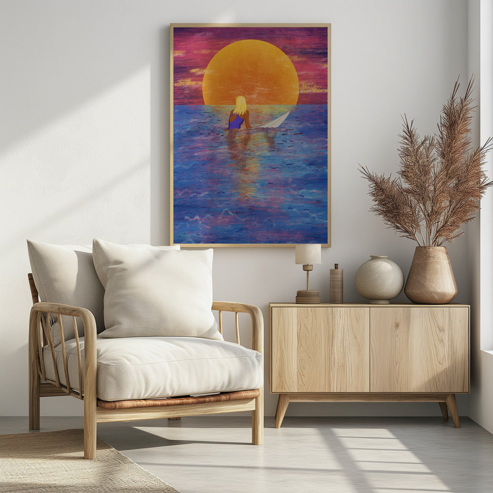Surfermädchen | Poster
