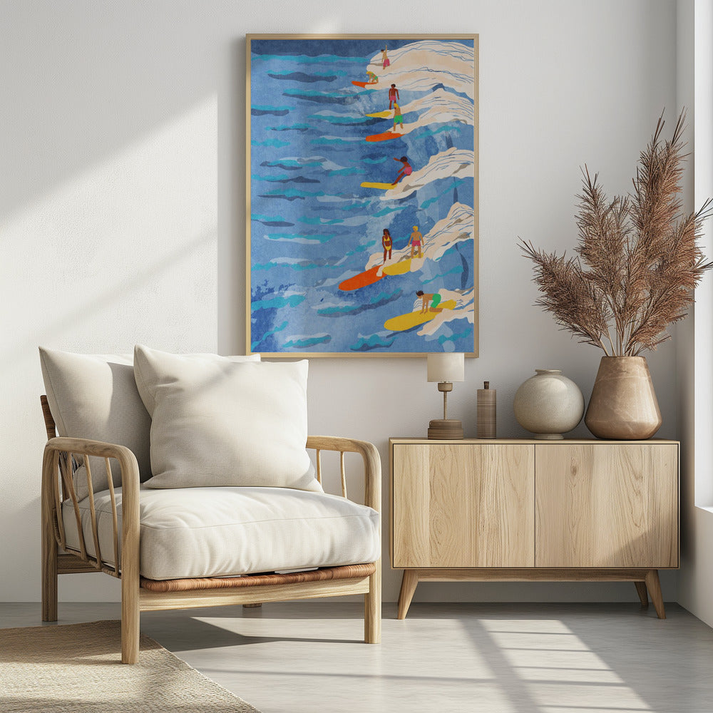 entspanntes Surfen | Poster