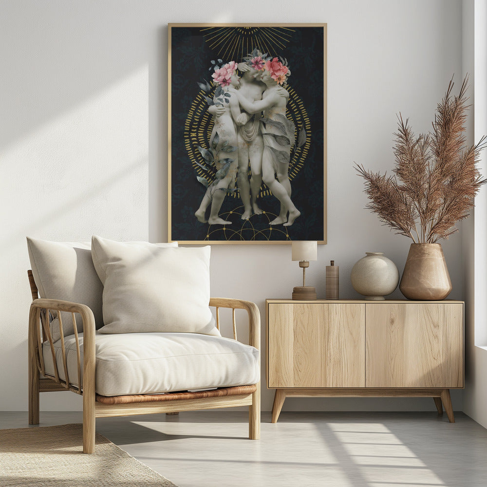 Hommage an die zarte Stärke der Frauen IV | Poster
