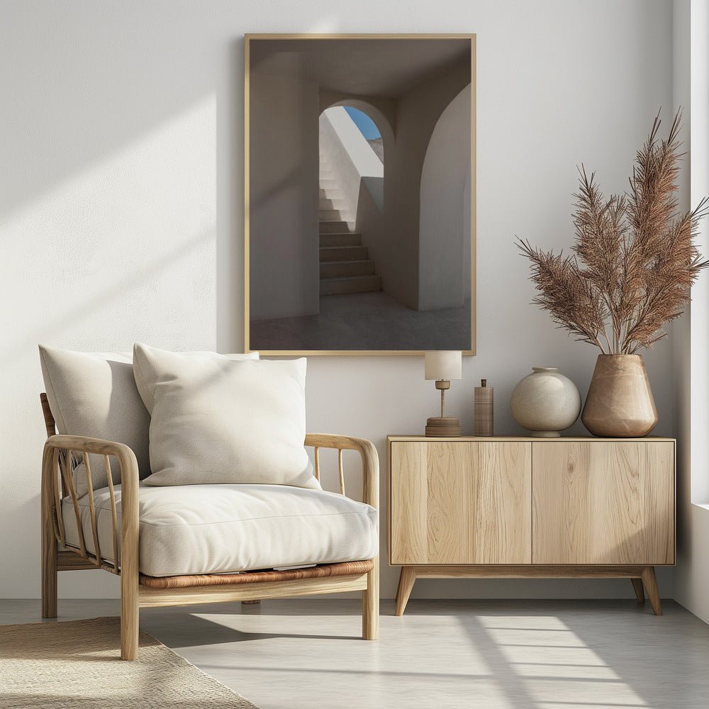 Treppe zum Meerblick | Poster