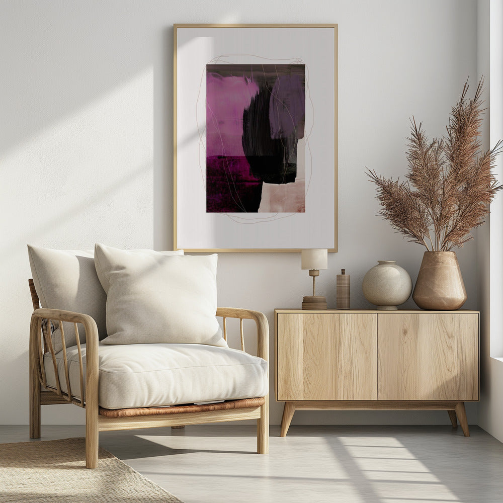 Abstract Brush Strokes 77 | Poster