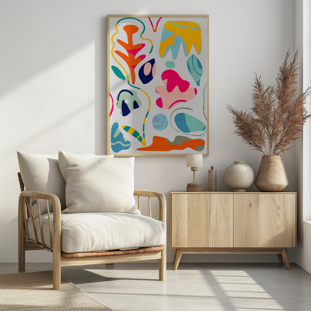 Matisse-inspirierte Formen | Poster