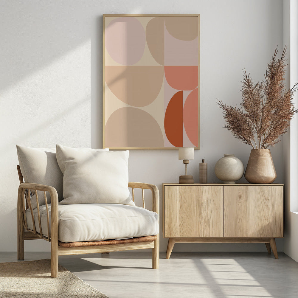 Mid Century Pastel 16 | Poster