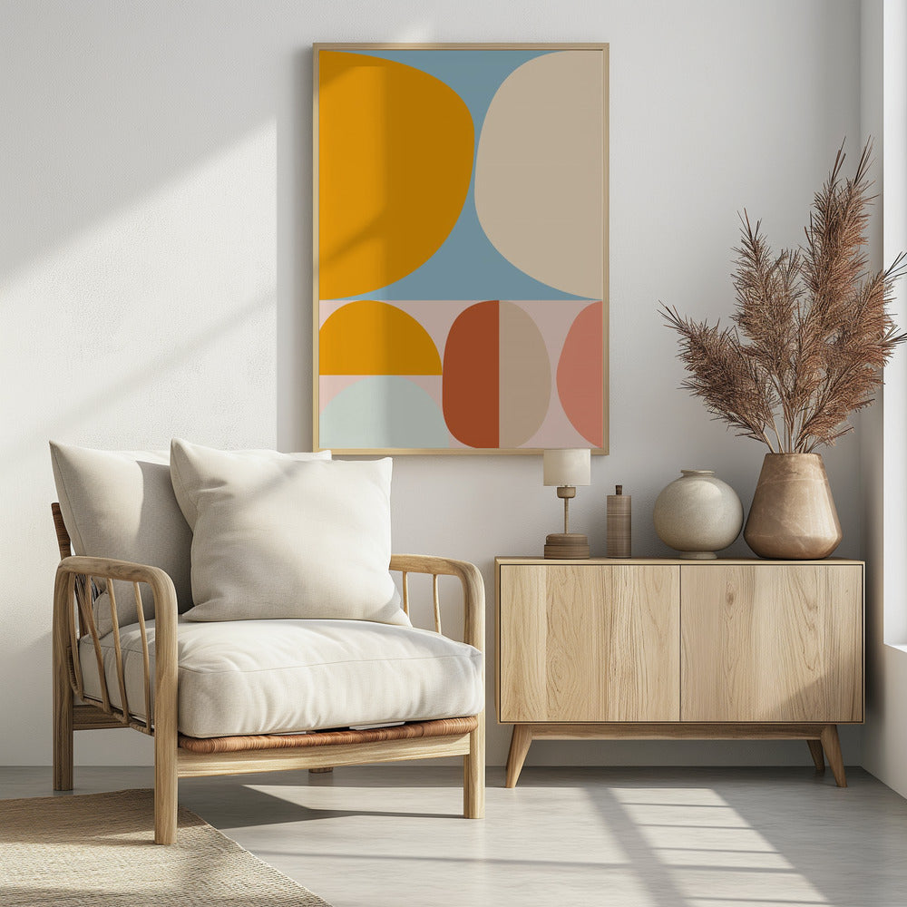 Mid Century Pastel 15 | Poster
